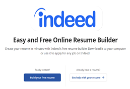 resume builder free indeed